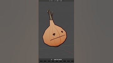 make a DEPRESSED onion??  #shorts #gamedev #blender3d #digitalart