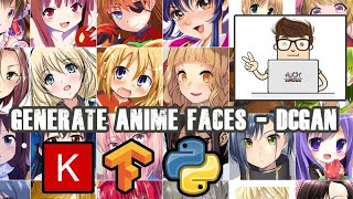 Generate Anime faces - DCGAN - Lesson 2 - DCGAN || إنشاء وجوه الأنيمي