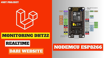 Pemantauan Suhu dan Kelembaban DHT22 dengan NodeMCU ESP8266 & Laravel 12