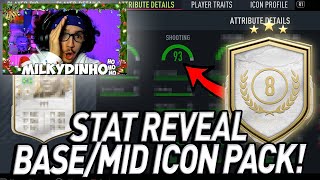 OPENING MY ICON SWAPS BASE/MID ICON PACK! (STAT REVEAL) FIFA 22 ULTIMATE TEAM!