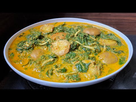 Gulai Pucuk Ubi Jengkol Khas Padang