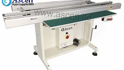 1.5M LED board conveyor|PCB linking belt conveyor|PCB inspection station for SMT assembly