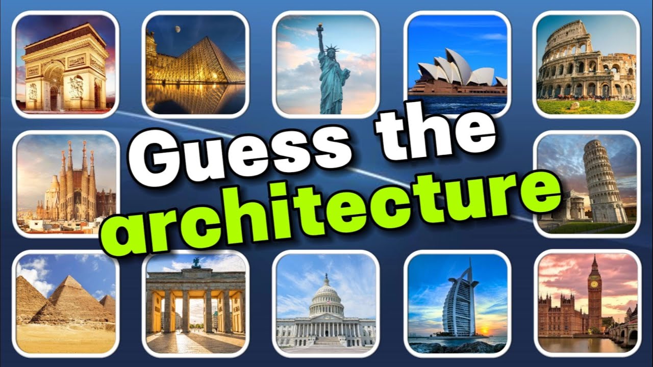 Fun guess building quiz 🌍 （15 different famous buildings 🧠 Test your