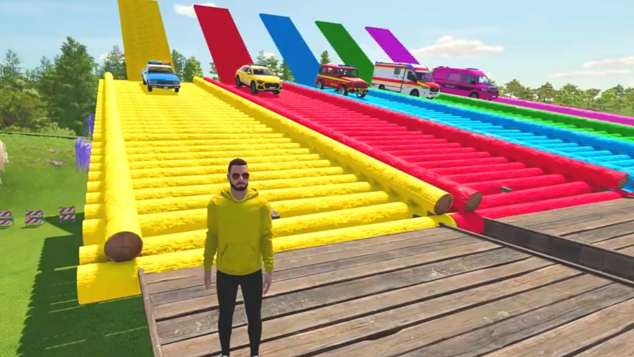 Moving Police, Ambulance & Heavy Trucks to Main Garage | FS22 Transport