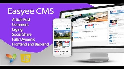 Easyee CMS - News, Blog, Magazine in Yii2