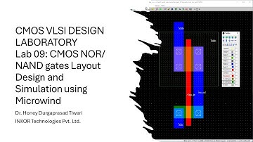 CMOS NOR and NAND Schematic to layout | Lab 09 | JNTUH VLSI Des. Lab | Microwind