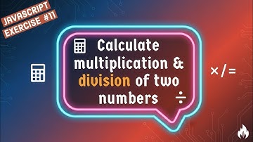 Calculate Multiplication And Division Of Two Numbers Using JavaScript !