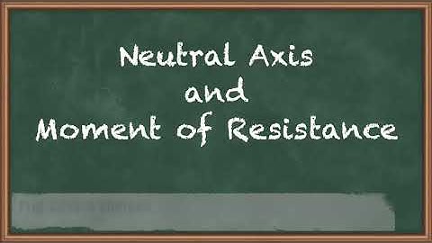 Neutral Axis And Moment of Resistance Explained | Strength Of Materials GATE