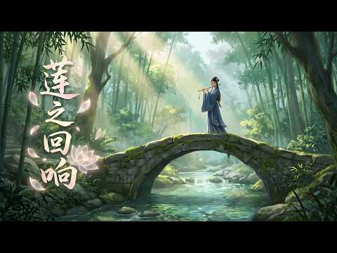 Chinese Night Music: Bamboo Flute & Ambient Pads | Deep Quiet Atmosphere