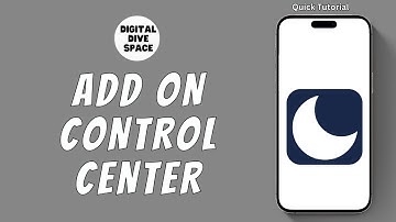 HOW TO ADD DO NOT DISTURB ON CONTROL CENTER ON IPHONE
