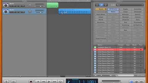 Garageband Tutorial - Apple Loops Browser - WellMixed.com