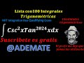 INTEGRAL TRIGONOMÉTRICA |EJEMPLO 39| integral de cos^2xtan^{2024}xdx