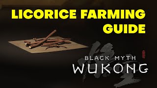 Farming Licorice in Black Myth: Wukong