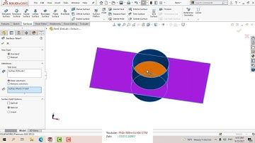 Chuyên sâu về lệnh EXTEND,TRIM,UNTRIM FACE Surface trong Solidworks # 12