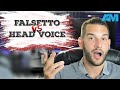 The difference between head voice and falsetto