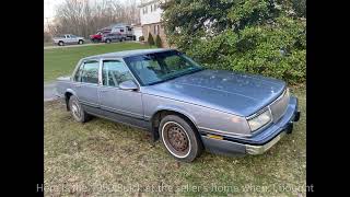 1990 Buick LeSabre Limited "Klassique Klunker" at the seller's home when I bought it.