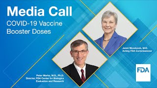 Media Call: COVID-19 Vaccine Booster Doses - 10/20/2021