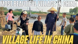 REAL VILLAGE LIFE IN RURAL MAINLAND CHINA|| WHEN BLACK PEOPLE  APPEAR IN A CHINESE VILLAGE😳