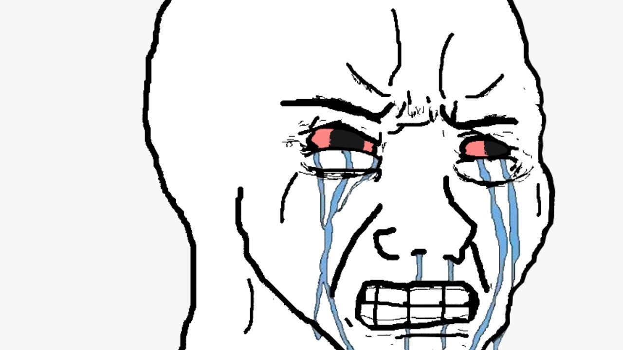 Мем рисунок плачет