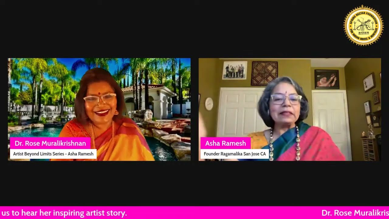 Artist Beyond Limits Series-Asha Ramesh, Presented by Dr Rose ...