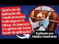 Qual via mais segura de aplicação? A tábua do pescoço e o glúteo são bons? Vídeo curto e grosso!!