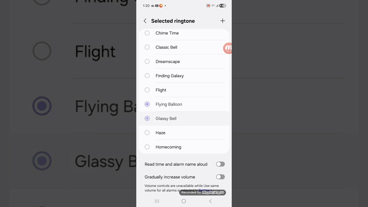 All of the Samsung Galaxy ringtones