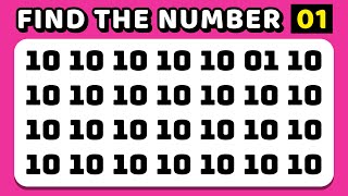 Find the ODD One Out - Numbers And Letters Edition 🔠 ✅ Easy, Medium & Hard Levels!