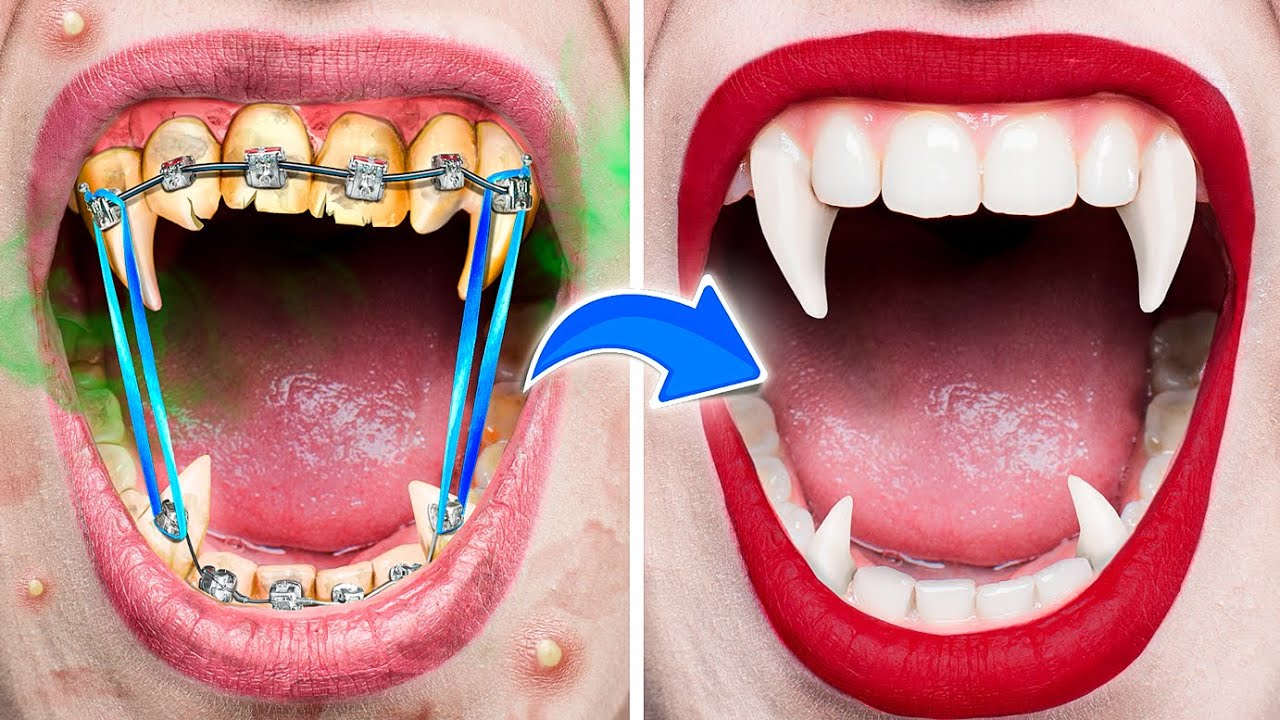 การเมคโอเวอร์แสนสนุกจากเด็กเนิร์ดสู่แวมไพร์ผู้โด่งดัง / อุปกรณ์เสริมสวยจากติ๊กต๊อก