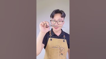 Cách cầm kéo cắt úp tiêu chuẩn! 💇‍♀️