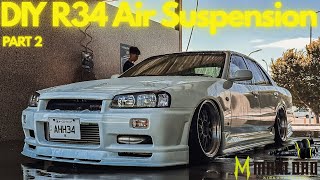 バッグ付き日産スカイラインR34：Max Loadエアライドの取り付けとスタンス変更！（パート2） screenshot 2