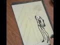 The Nine Of Wands - Fire & Shadow Tarot Paintings