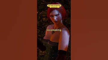 Triss and Geralt almost killed the game #witcher #witcher3 #shorts
