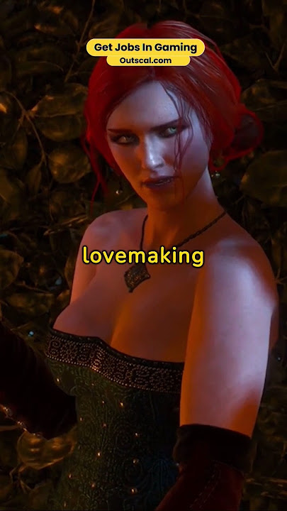 Triss and Geralt almost killed the game #witcher #witcher3 #shorts