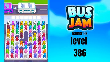 Bus jam level 386 Walkthrough Solution 