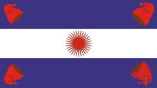 Historic Argentinian Flag Animation