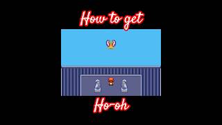 How to get Ho-oh in Pokemon Rekindled Red #rekindledred #hooh #legendarypokemon