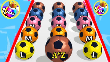 AZ Run - 2048 ABC Runner video games trailers walkthrough Android iOS New Update All Levels#2