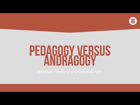 Pedagogy Versus Andragogy