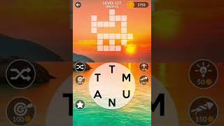 Wordscapes "ARCH" levels 125 to 128