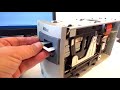 Nikon coolscan slide scanner working inside look