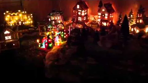 Snow Village Christmas town