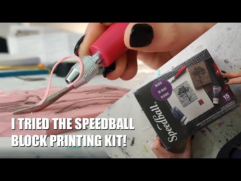 Testing the Speedball Block Printing Kit - First Reactions and Project 