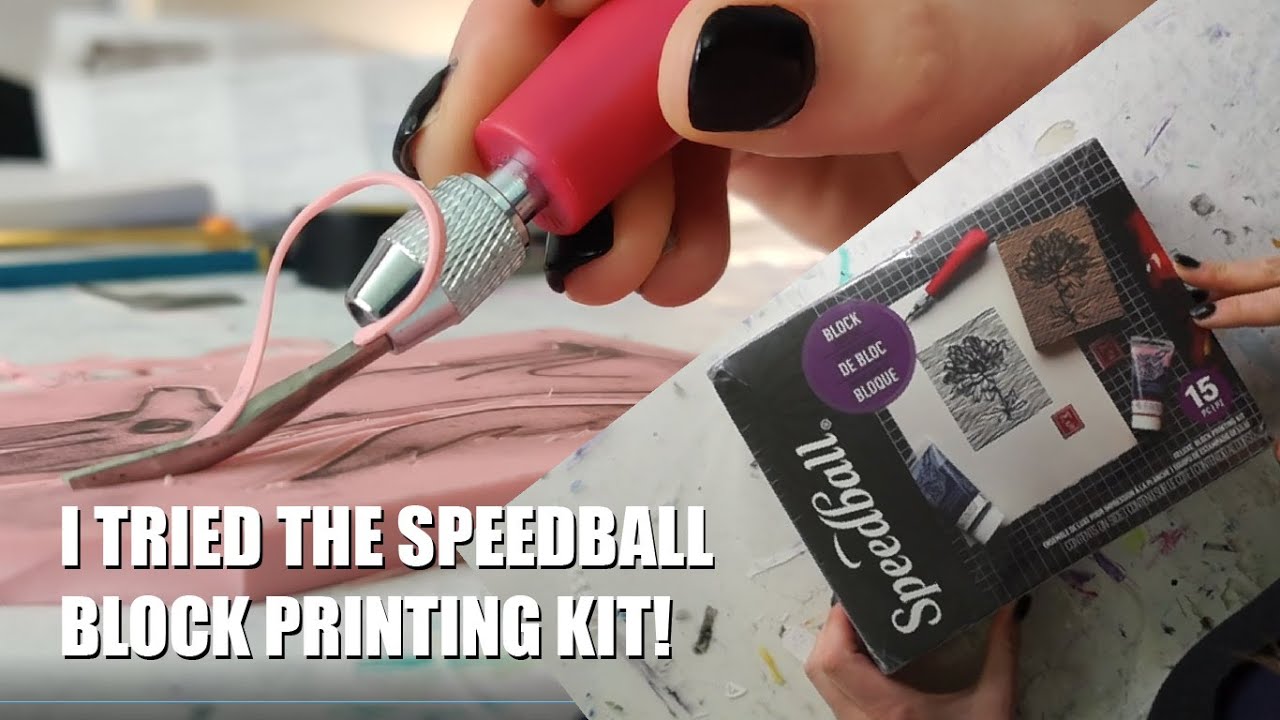 Testing the Speedball Block Printing Kit - First Reactions and