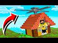 HO COSTRUITO LA BASE ELICOTTERO VOLANTE DI MINECRAFT