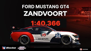 iRacing | Ford Mustang GT4 - Zandvoort - FTSCC - 2025 S4 Week 10 | Hotlap