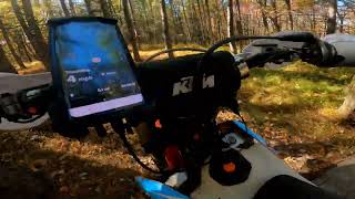 lost trails PA hill climb and single track.  ktm 350xcf/Honda 450rx