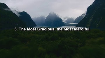 Surah Al Fatiha english Subtitles   Mishary Rashid Al Afasy سورة الفاتحة   مشاري العفاسي