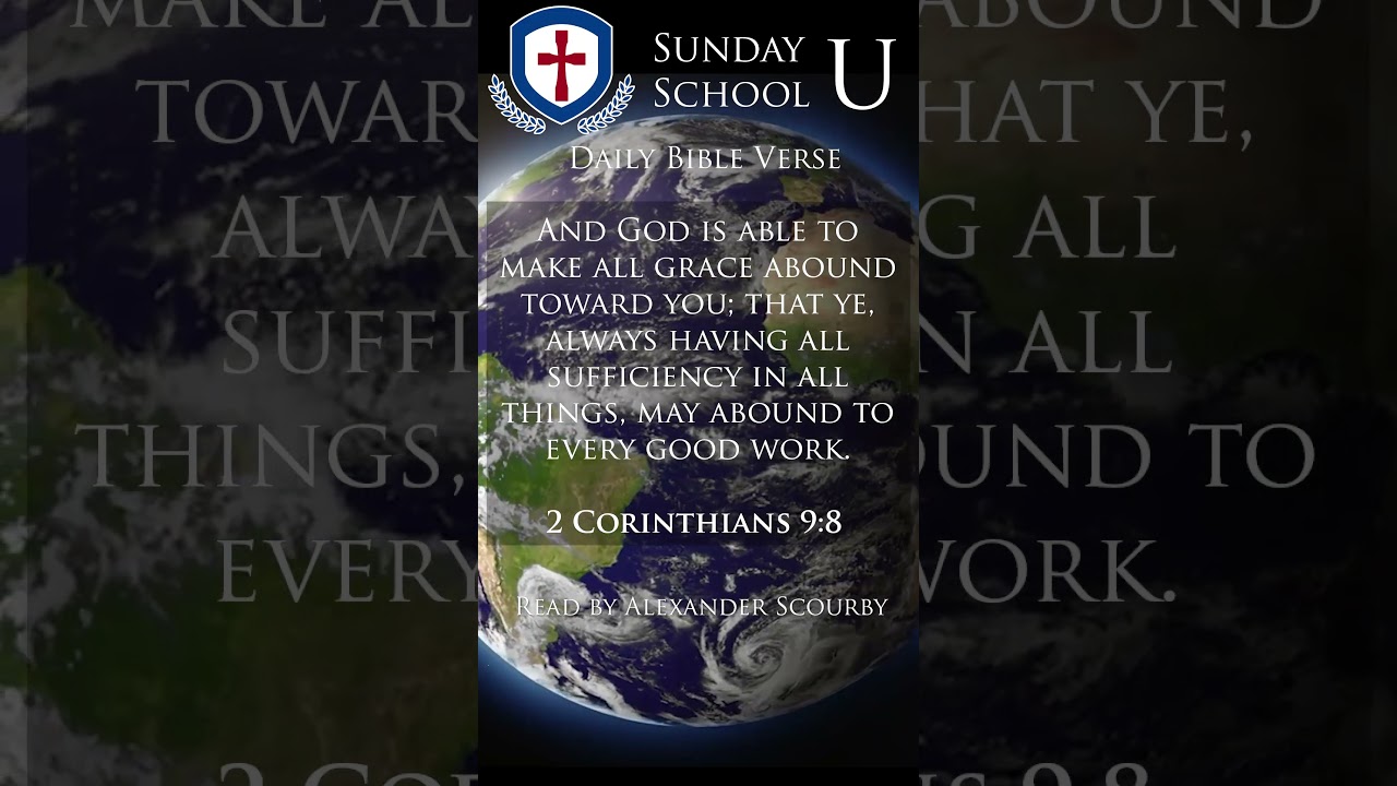 Daily Bible Verse - 2 Corinthians 9:8