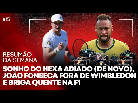 SONHO DO HEXA ADIADO (DE NOVO), JOÃO FONSECA FORA DE WIMBLEDON E BRIGA QUENTE NA F1 - SPORTS #15