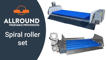 Adjustable & fixed roller sets | Allround Vegetable Processing